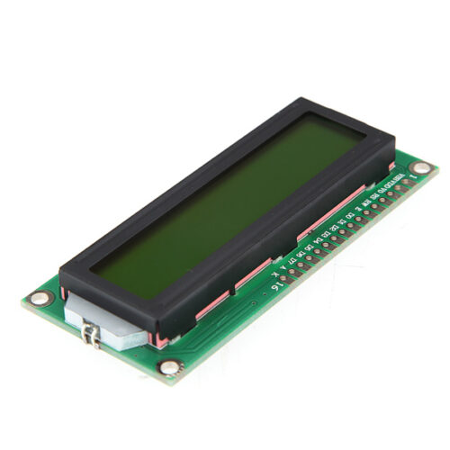 1602 LCD Character Display Module with Yellow Backlight (16x02) - Image 3
