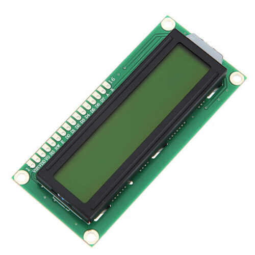 1602 LCD Character Display Module with Yellow Backlight (16x02)
