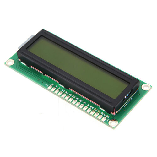 1602 LCD Character Display Module with Yellow Backlight (16x02) - Image 5