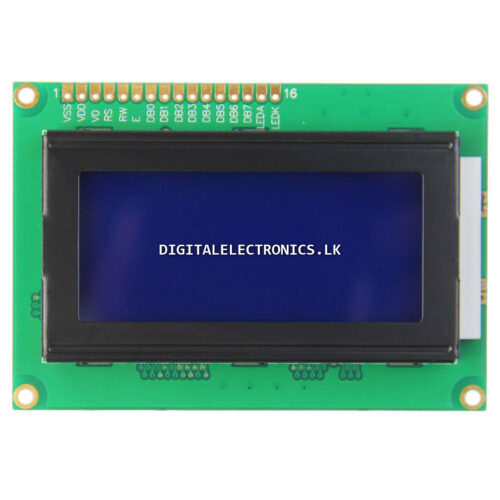 1604 16x4 Character LCD Display Module with Blue Backlight