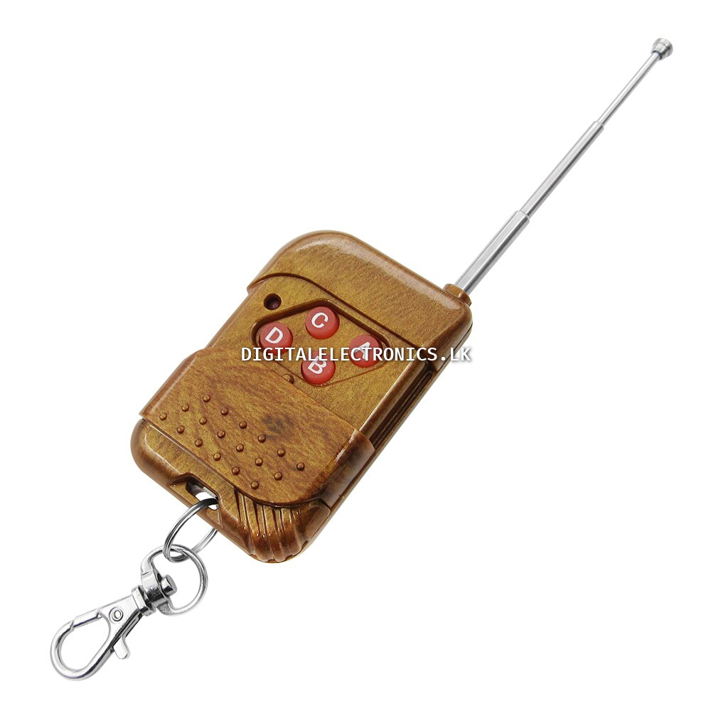 4-Channel 433MHz Wireless RF Remote Controller (with receiver) - Image 3