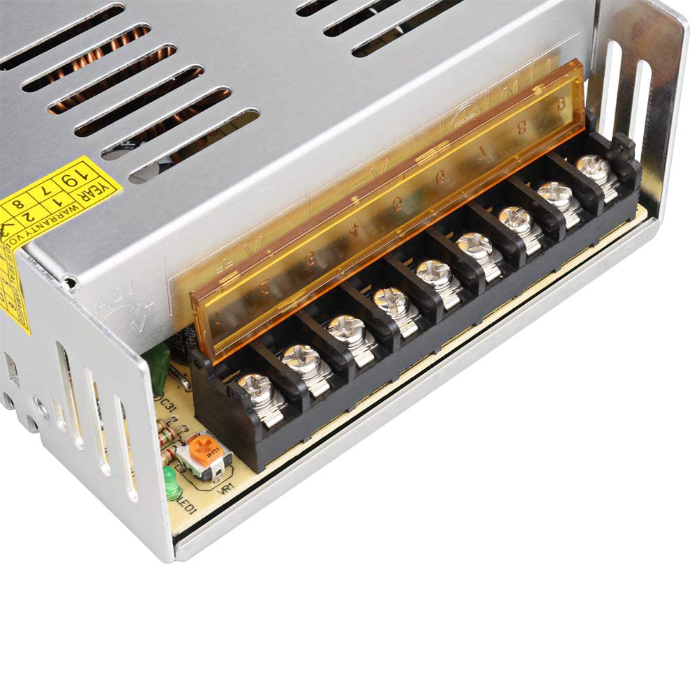 5V Metal Case Power Supply (60A) with Fan - Image 4
