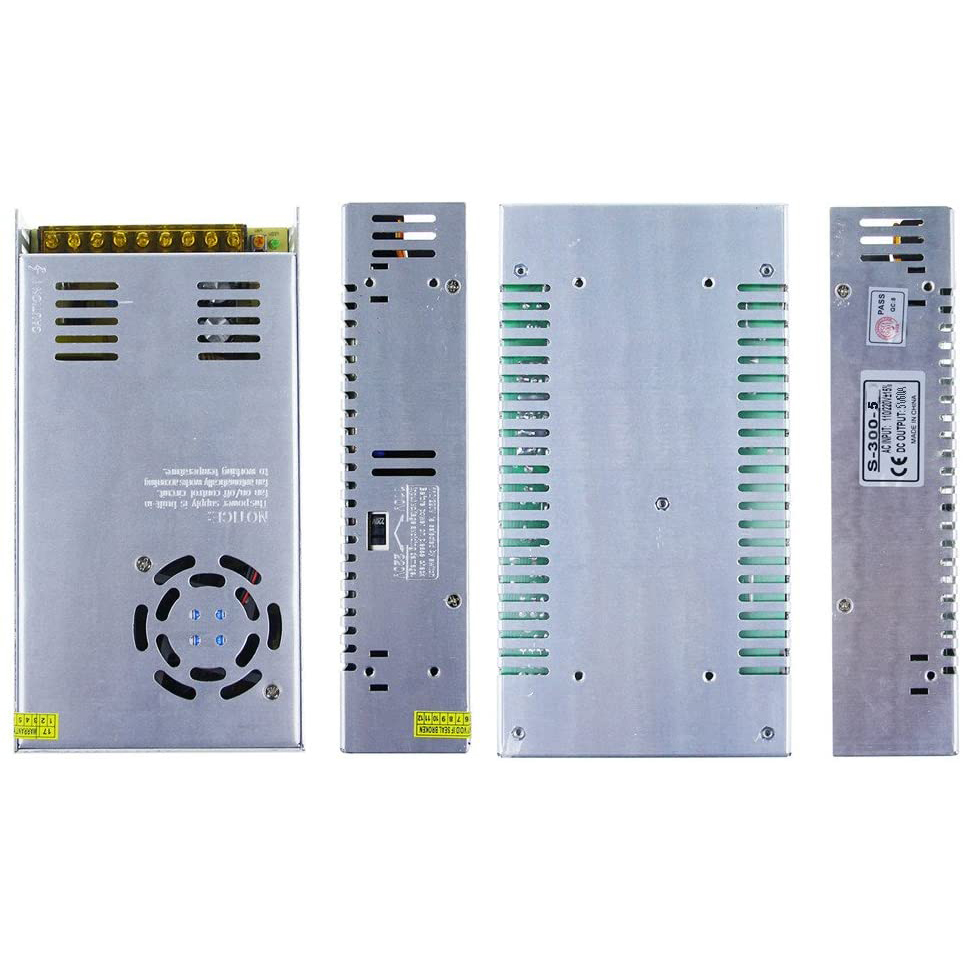 5V Metal Case Power Supply (60A) with Fan - Image 5