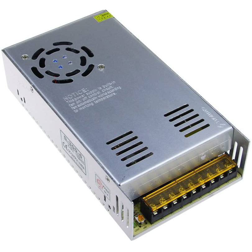 5V Metal Case Power Supply (60A) with Fan - Image 6