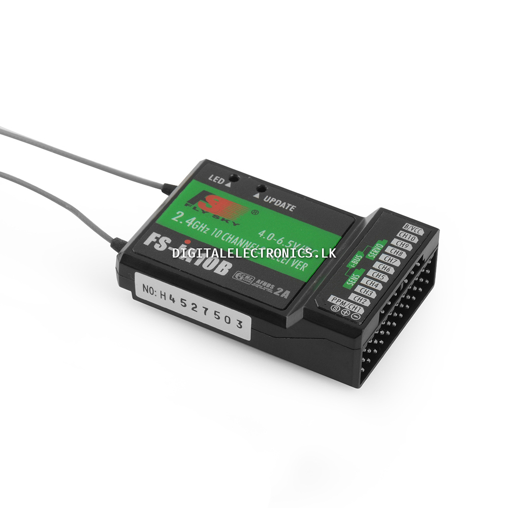 FLYSKY 10 Channel Receiver (FS-IA10B) - Image 2