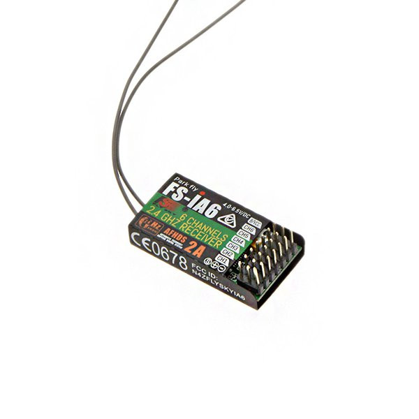 FlySky FS-i6 2.4G 6CH AFHDS RC Transmitter With FS-iA6 / IA6B Receiver - Image 2