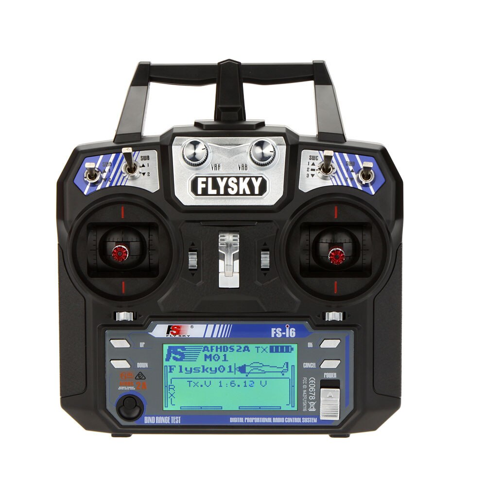 FlySky FS-i6 2.4G 6CH AFHDS RC Transmitter With FS-iA6 / IA6B Receiver