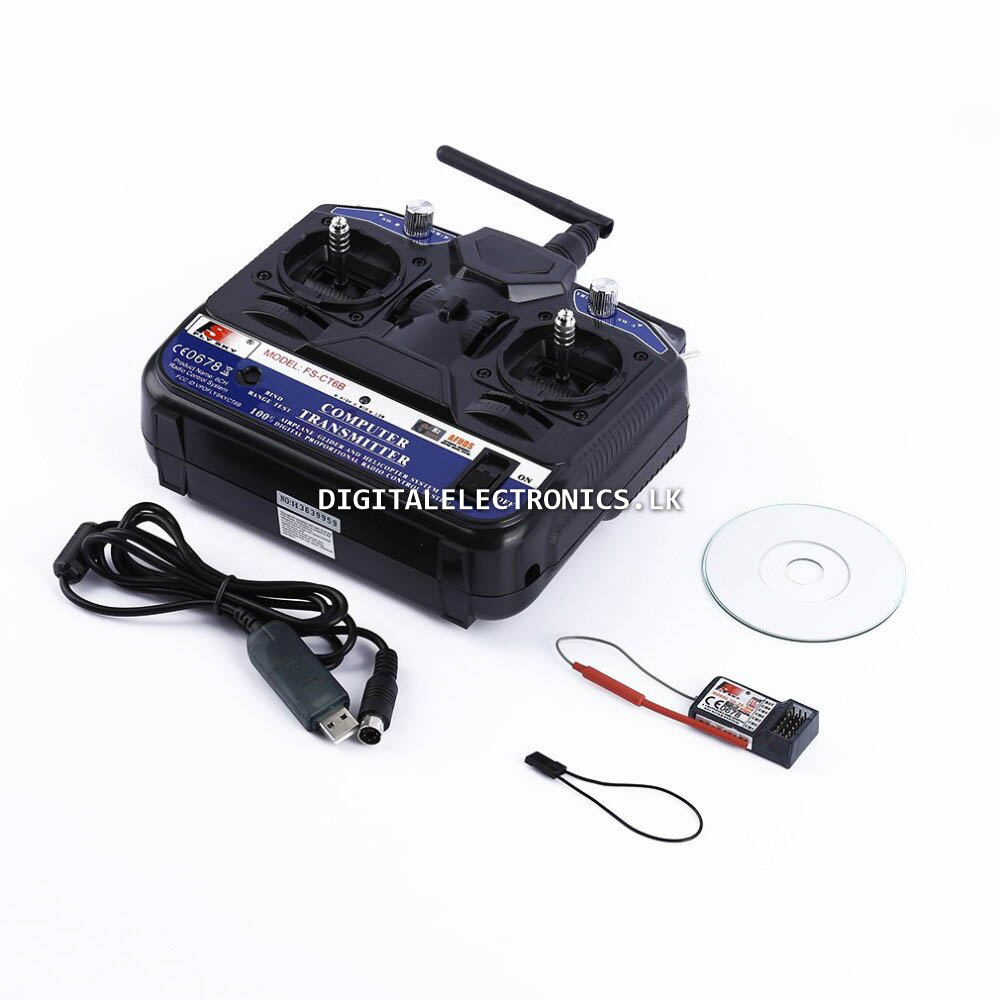 FlySky FS-CT6B 2.4G 6CH RC Transmitter With 6CH Receiver - Image 2