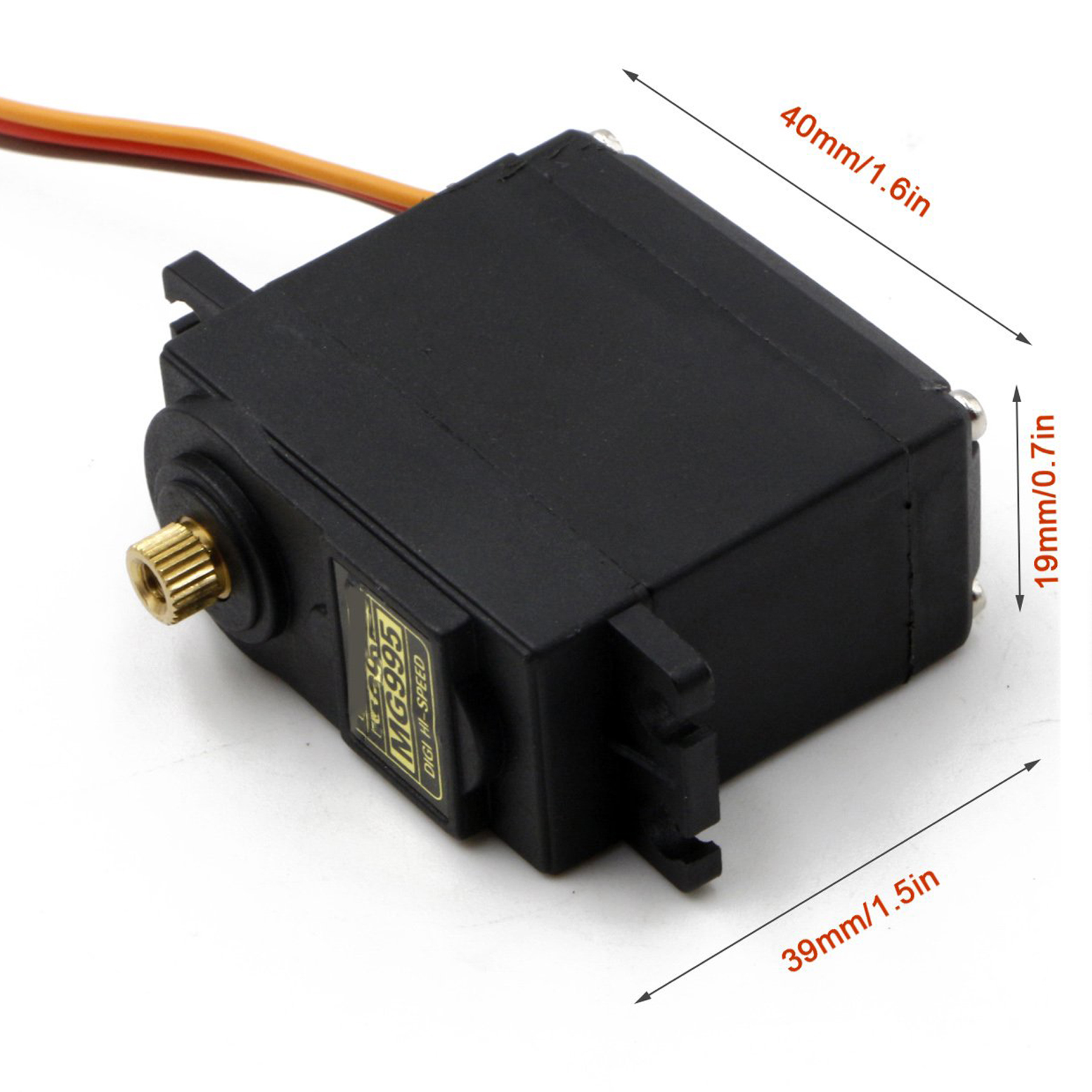 MG 995 Metal Wheel Servo Motor - Image 4