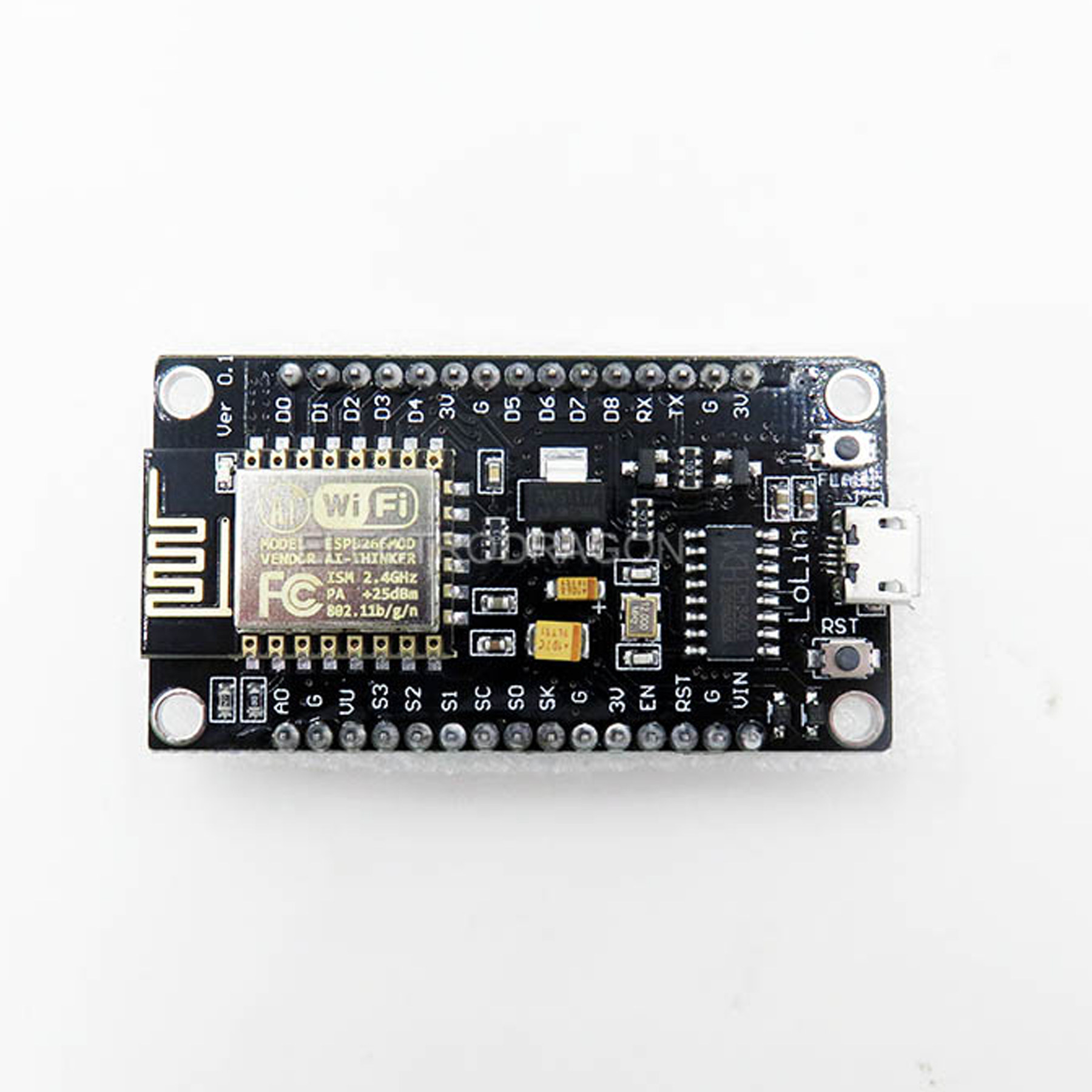 Node MCU Wi-Fi Development Board - ESP8266 (CH340) - Image 3