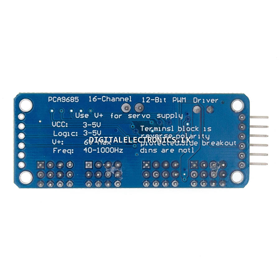 PCA9685 16-Channel 12-bit PWM Servo Motor Driver I2C Module - Image 2