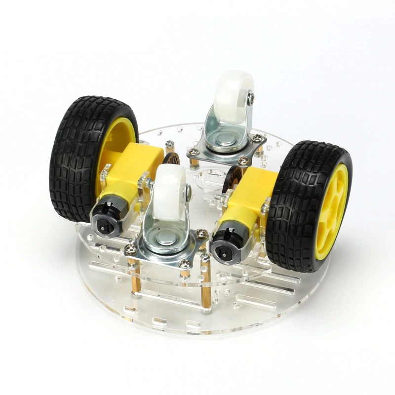 Round 2WD Smart Robot Car Chassis (Double-Deck Smart Robot Car Chassis) - Image 4