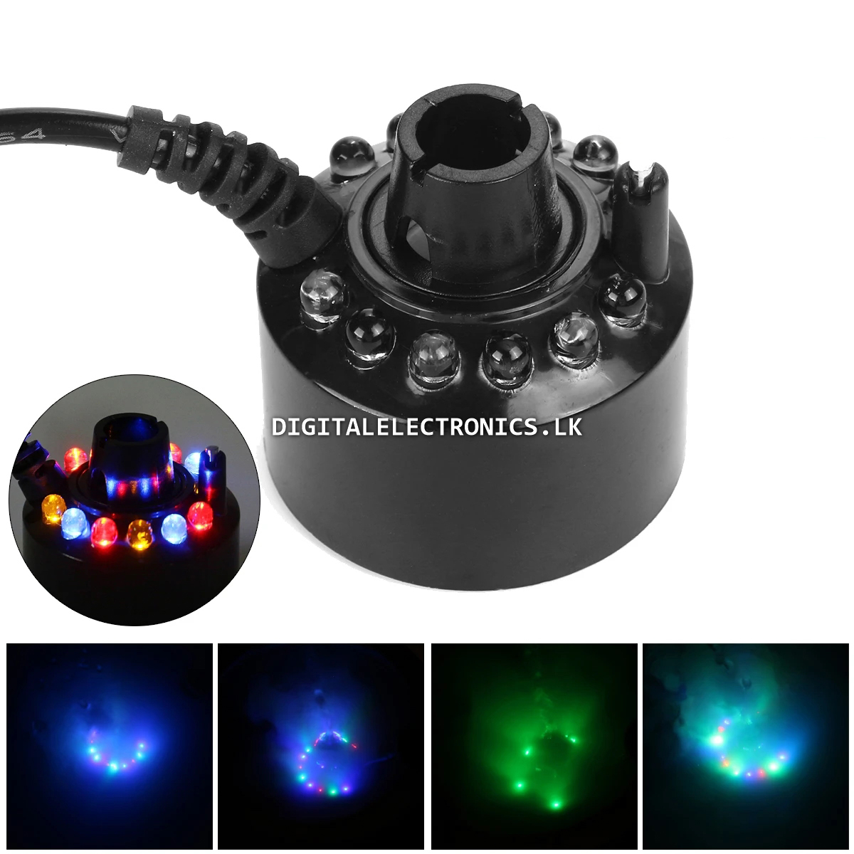 Ultrasonic Humidifier/ Mist Maker with Power Adapter - Image 3